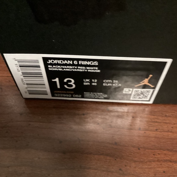 JORDAN 6 RINGS SZ 13 LIKE NEW - Picture 13 of 16
